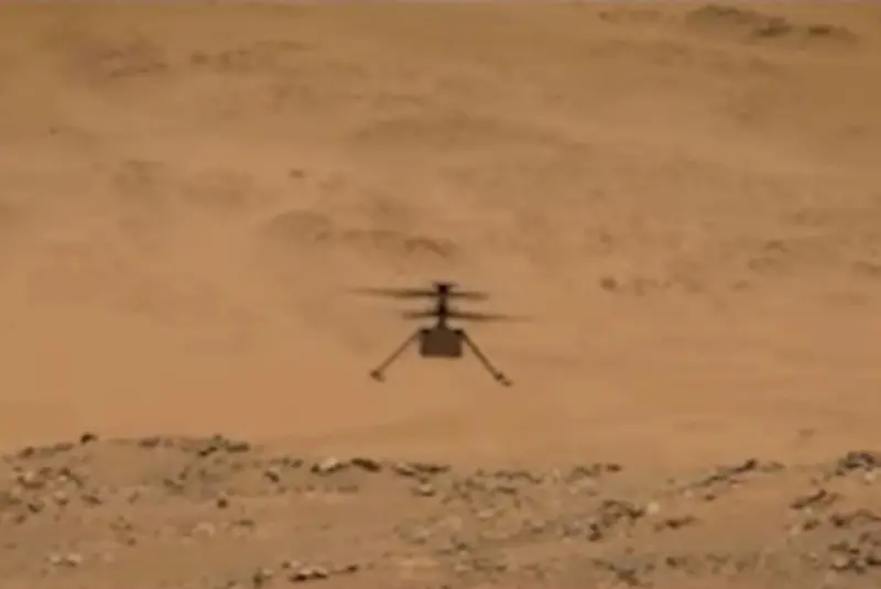Вертолёт Ingenuity на Марсе помотал нервы учёным НАСА