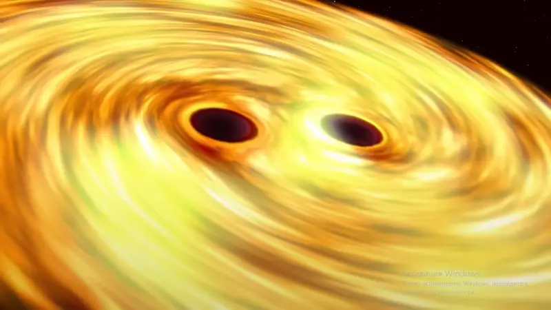 Астрономы впервые «расслышали» отзвуки от столкновения чёрных дыр