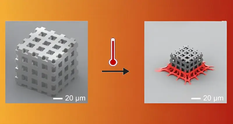 Созданы материалы для микроскопической 3D-печати с более точной усадкой
