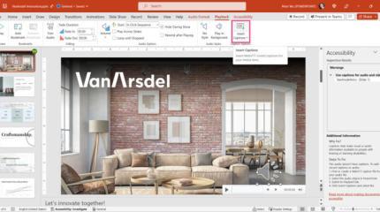 Microsoft добавляет в PowerPoint функцию специальных возможностей для людей с потерей слуха