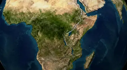 Спутники докладывают: Африка прямо на глазах… рвется на части