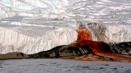 «Кровавая» история водопада Блад-Фоллс: почему ученые сравнивают это место с Марсом?