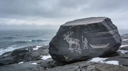 3500-летние рисунки на камнях российского острова Вайгач грозят переписать древнюю историю Арктики