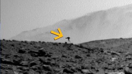 Вот это поворот: NASA обнаружило странную «медузу», плавающую на Марсе