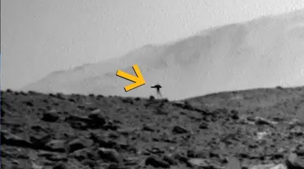 Вот это поворот: NASA обнаружило странную «медузу», плавающую на Марсе