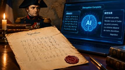 Раскрыта 217-летняя тайна: искусственный интеллект взломал зашифрованное письмо Наполеона
