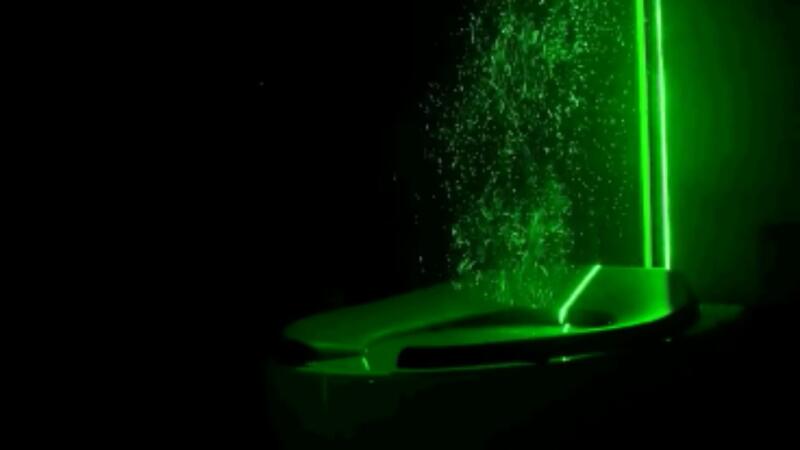 Учёные с помощью лазера засняли брызги из унитаза во всей красе