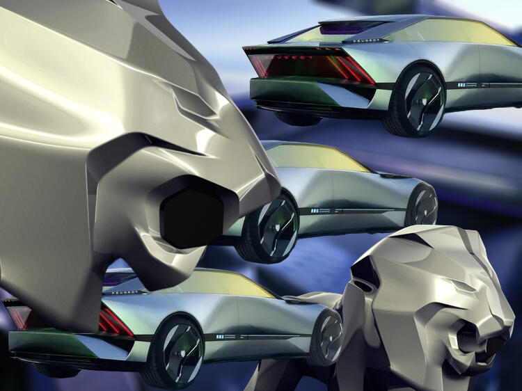 Концепт Peugeot Inception — электромобиль, нацеленный в будущее