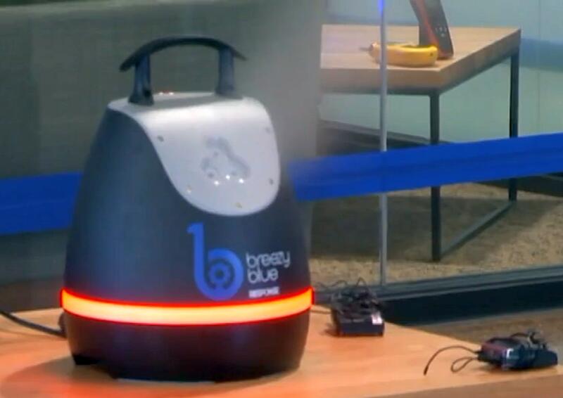 Устройство компании Build With Robots обеззараживает офисы туманом