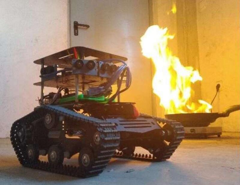 Испанцы создали робота-пожарного с тремя режимами работы