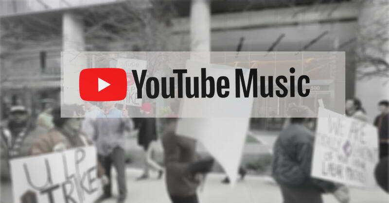 Работники музыкального подразделения YouTube бастуют в офисах Google в Остине