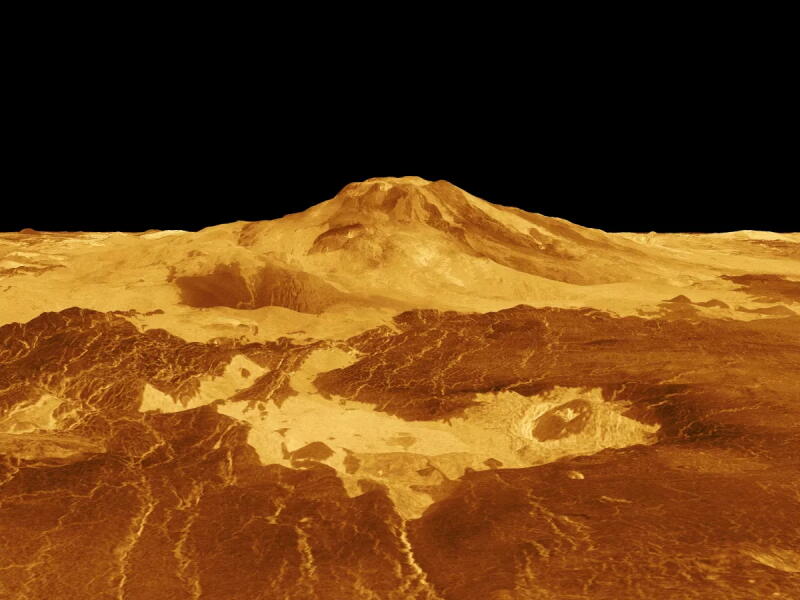 Активный вулкан изменил представление о якобы «мёртвой» Венере