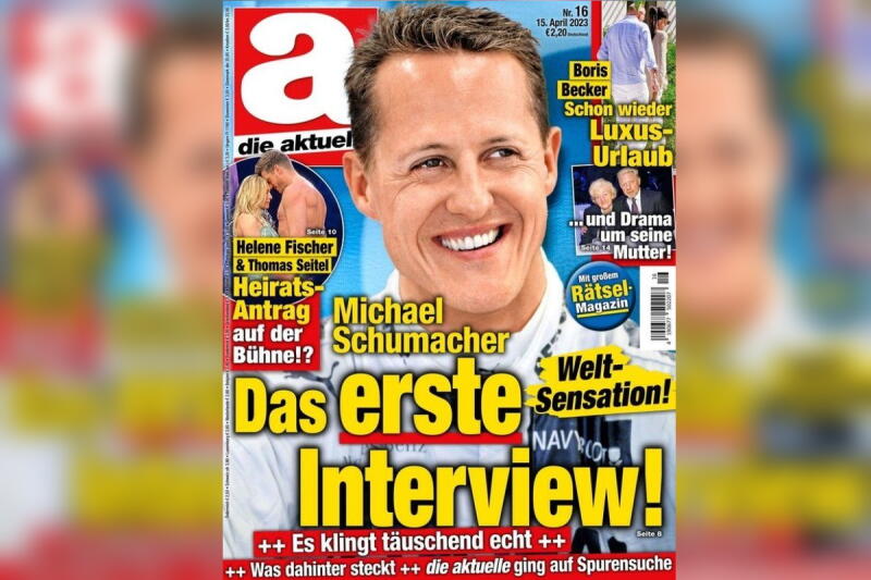 «Интервью» Шумахера в немецком журнале вызвало скандал