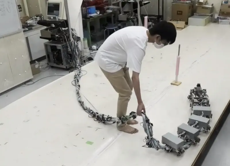 Новый вид робота-многоножки изобрели в Японии