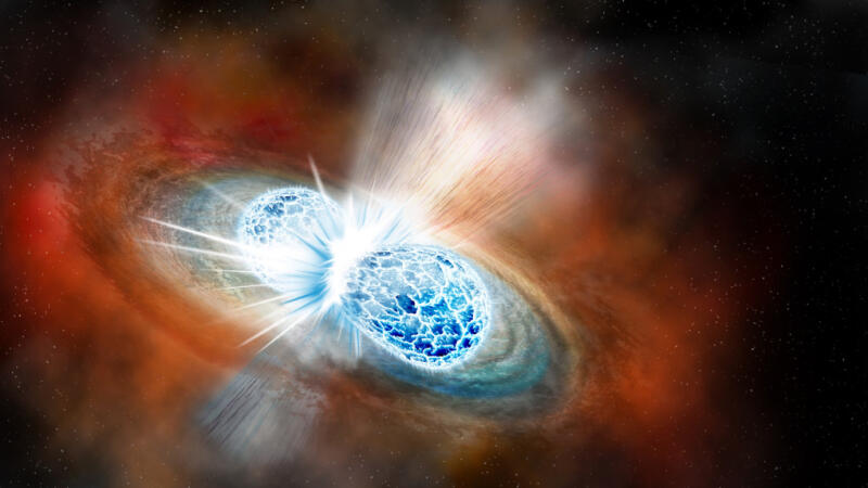 Слияние нейтронных звезд может раскрыть тайну кваркового супа