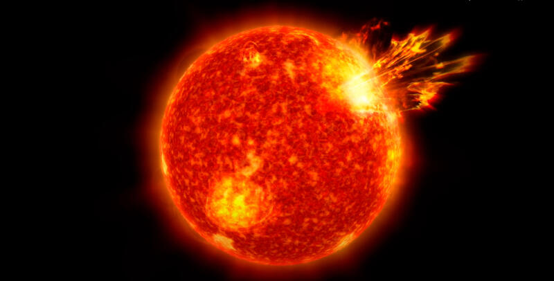 Первые элементы жизни на Земле могли образоваться благодаря солнечным извержениям