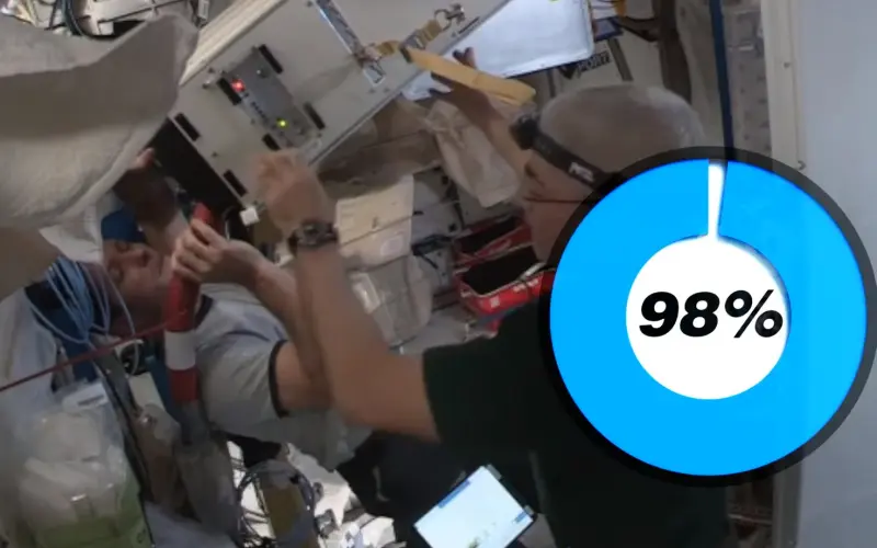 НАСА перерабатывает уже 98% мочи и пота космонавтов в питьевую воду