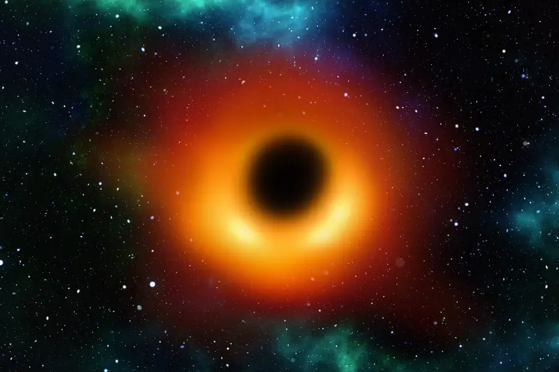 Астрономы наблюдают энергичное «включение» чёрной дыры