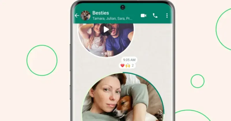 WhatsApp добавляет видеосообщения в стиле Telegram