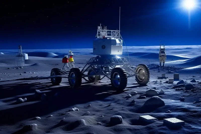 Лунная дорожка: как солнце и линза помогут строить дороги на спутнике Земли