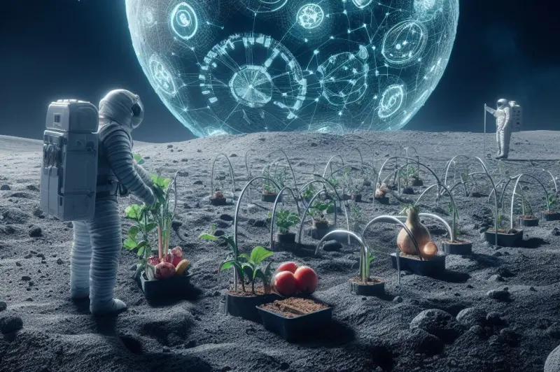 Урожай на Луне: Как бактерии могут изменить будущее космической колонизации