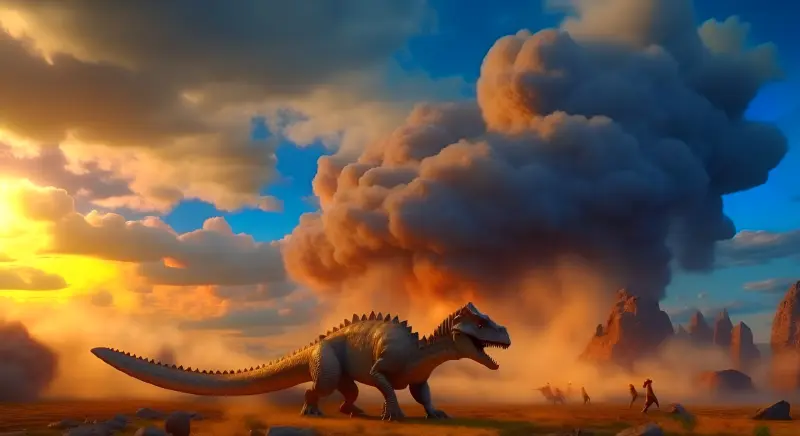 Динозавров убила 15-летняя зима из-за астероидной пыли