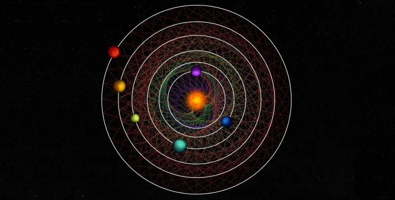 Очень редкая система из шести планет движется со странной синхронностью