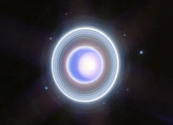 Космический телескоп НАСА Джеймса Уэбба получил беспрецедентно крупный план колец Урана