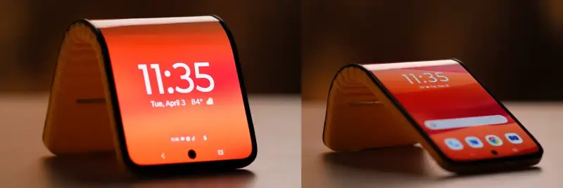 Образец гибкости: Motorola представила причудливую концепцию «наручного» смартфона