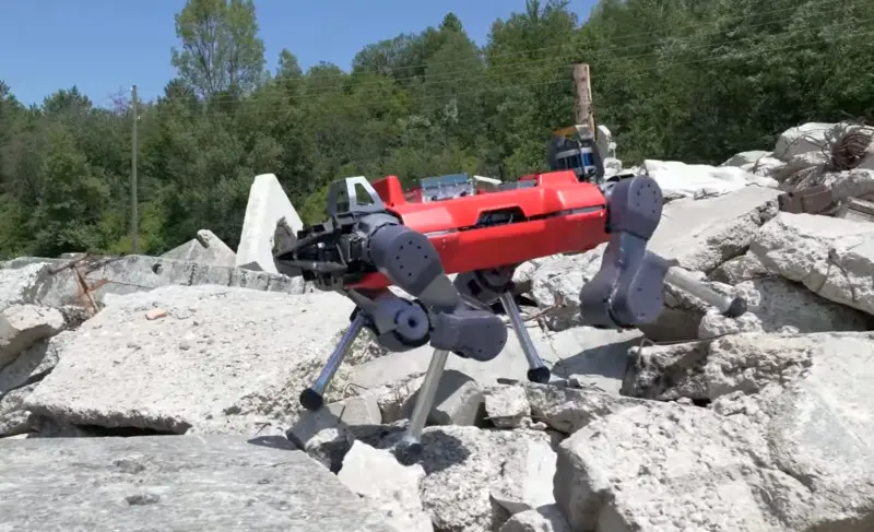 Четвероногого робота обучили паркуру и ходьбе по руинам