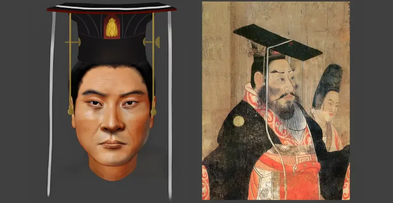 Вовсе не желтоволосый: восстановили облик китайского императора У по ДНК 1500-летней давности