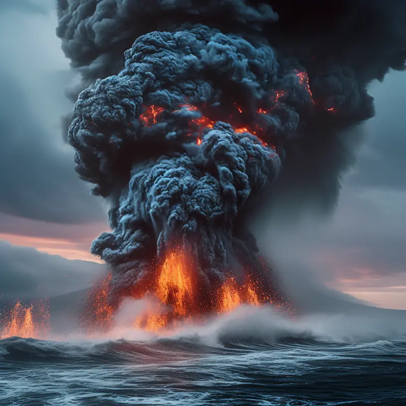 Это было очень громко: японские вулканологи вычислили одно из самых мощных извержений в истории