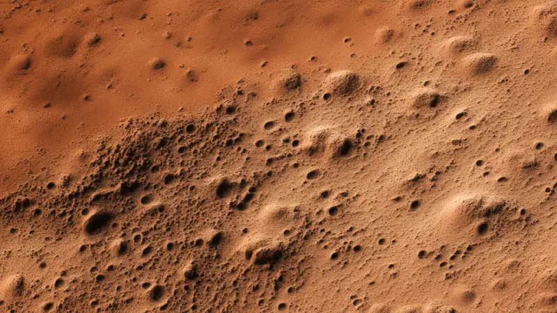 Два миллиарда кратеров на Марсе возникли из-за одного единственного астероида
