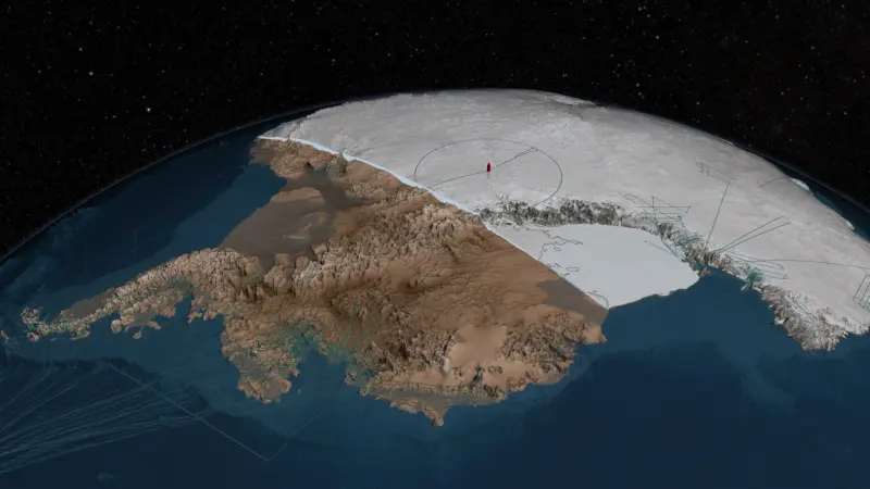 Исследователи нашли древний затерянный мир глубоко подо льдами Антарктиды