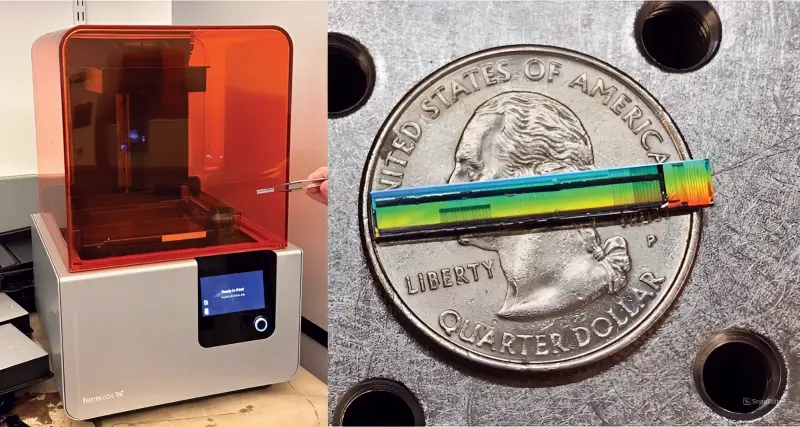 Изобретатели представили первый 3D-принтер на основе фотонного чипа