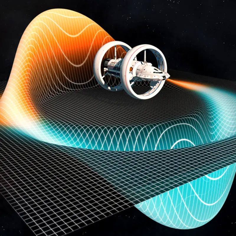 Инопланетные варп-двигатели могут оставлять следы в ткани времени-пространства