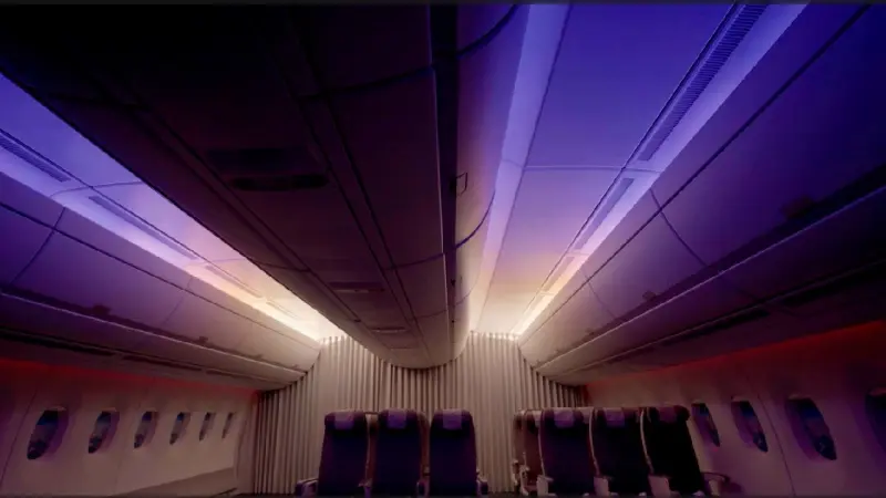 Джетлаг отменяется: салон Airbus A350 будет освещен по-умному
