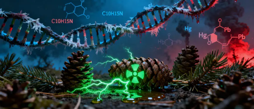 Сибирские ели в Мурманске в прямом смысле кричат... пыльцой