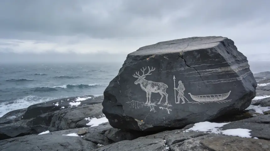 3500-летние рисунки на камнях российского острова Вайгач грозят переписать древнюю историю Арктики
