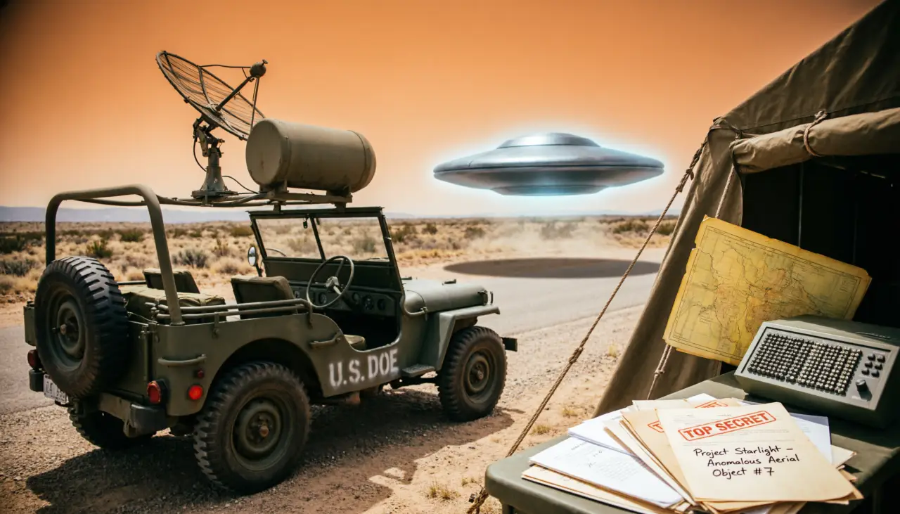 Рассекречены документы об НЛО: что нашли в архиве сотрудника американской ядерной лаборатории?