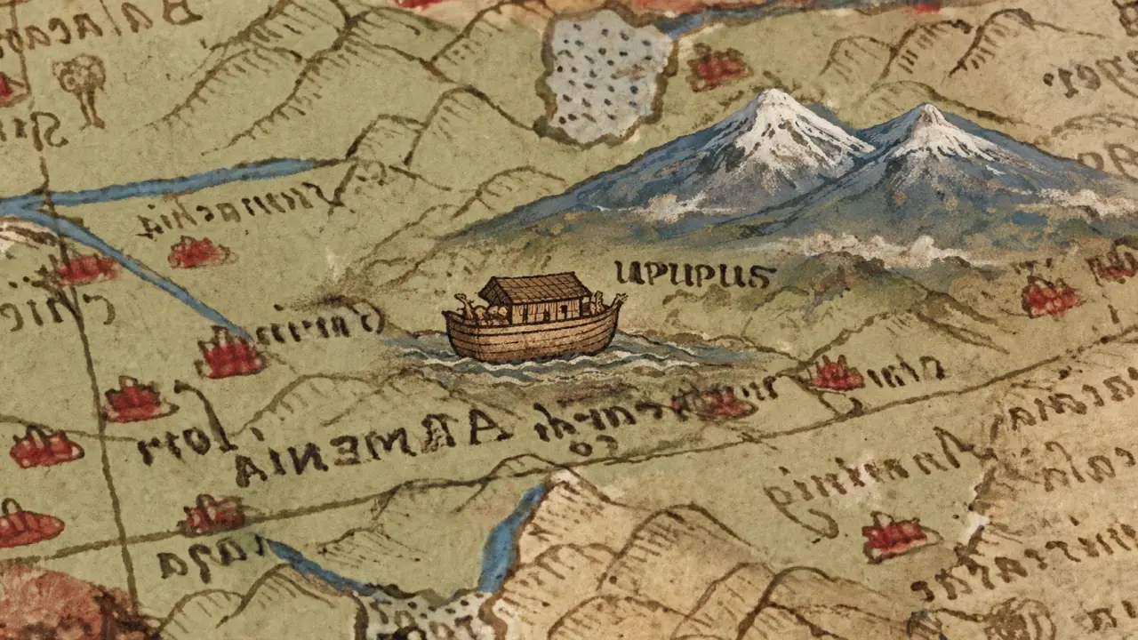 Карта 1587 года и Ноев ковчег: почему место совпало с раскопками на Арарате?